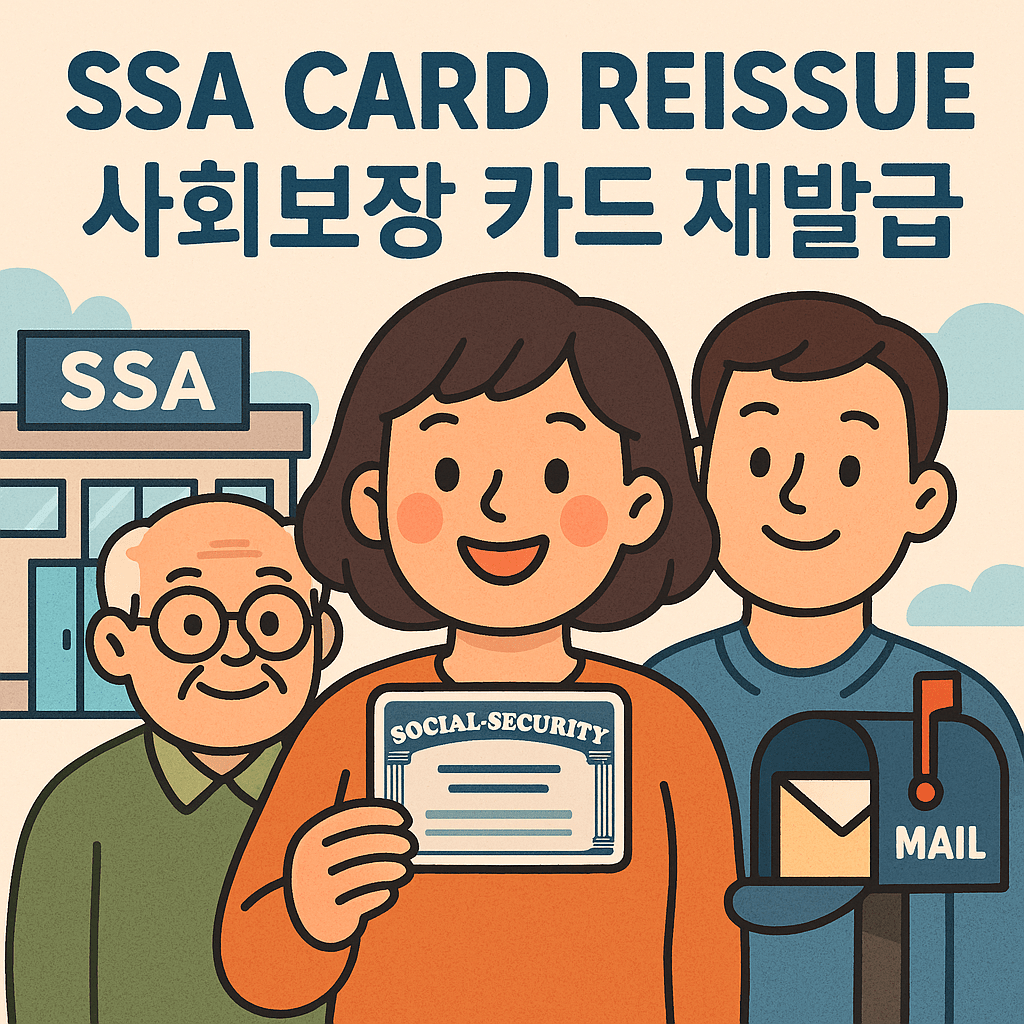 🇺🇸 미국 한인을 위한 SSA 카드 재발급 완벽&nbsp;가이드